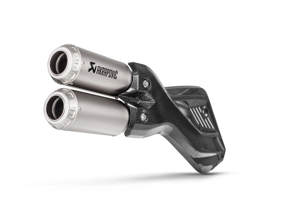 Akrapovic Slip On Schalldämpfer Titan für passend für Ducati Multistrada Enduro 1200/1260/959/S; Bj