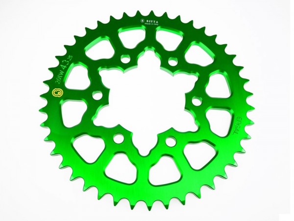 Kettenrad Aluminium sitta 43 Zähne (525) passend für Kawasaki Z1000 ZX10R Ninja