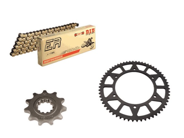 DID Kettensatz passend für Fantic XE 50 Enduro Competition / Performance (Bj.21-) DID420 Kette