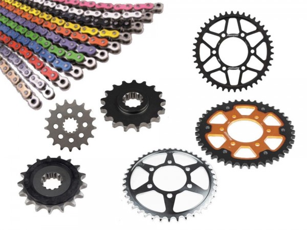 Enuma Kettensatz passend für Kawasaki GPZ 1100 ZXT10E/ZXT10F (Bj.95-98) Enuma 530 MVXZ-2 / SRX Kette