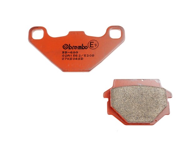 Brembo Standard Bremsbelag vorn Sinter 07KS04SD passend für Suzuki GN 125 NF41A (Bj.91-96)