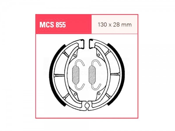 MCS855: Lucas Bremsbacken vorn MCS855