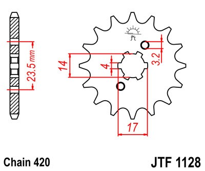 Kettenritzel Ritzel 11 12 13 14 15 Zähne (420) CNC Aprilia 50