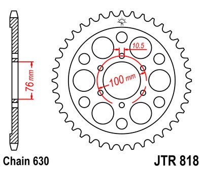 Kettenrad Alu 33 35 41 Zähne - (630) Spezialanfertigung Suzuki GS GSX750 / GS1000 GSX1100