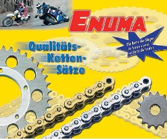 Kettensatz mit ENUMA SRX-Quad-Ring-Kette farbig: Honda VF 750C Magna