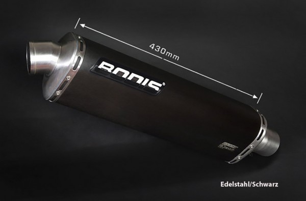 Bodis Three Tec Slip-On Satz 4-2 Endschalldämpfer passend für Suzuki GSX-R Hayabusa, Baujahre: 2008-
