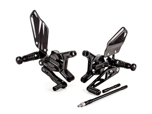 Gilles Fussrastenanlage VCR38GT-K07 mit ABE - passend für Kawasaki ZX-6R 636 (Bj.13-20)