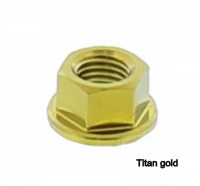 Vorschau: Mutter Kettenrad M10x1.25 blau rot schwarz titan Alu Vorschau: Mutter Kettenrad M10x1.25 blau rot schwarz titan Alu