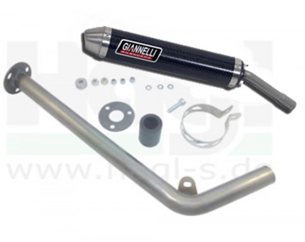passend für Aprilia MX 125 (Bj.04-08) Giannelli Enduro 2T - Endtopf Carby 54603HF