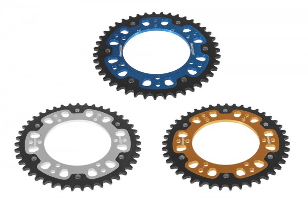 Kettenrad Stealth supersprox 43 45 Zähne - (520) blau gold silber RST-846
