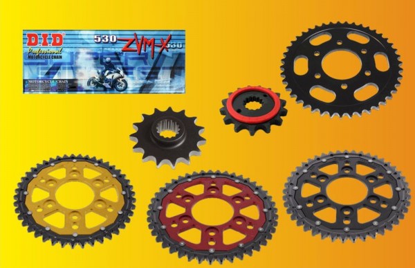 DID Kettensatz passend für Ducati 1200 / 1260 Multistrada Enduro ABS (16-) DID530ZVM-X2 Kette