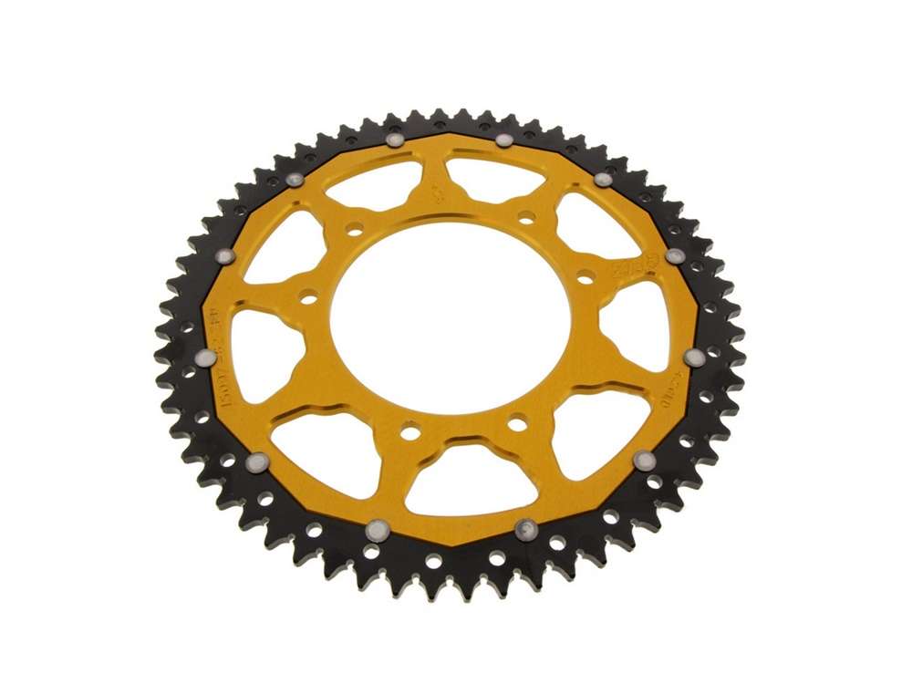 Chaîne Moto AFAM 420 R1-G Or 140 Maillons - Renforcée, Pour Aprilia MX 50, RS, Tuono, Beta RR - Attache Rapide Incluse - 7