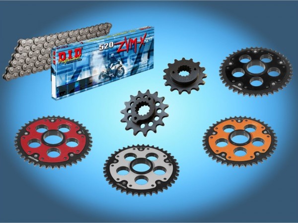 DID Kettensatz Stealth passend für Ducati 748 Biposto /S /SPS Sport /Strada ab Bj 95 mit DID520ZVMX