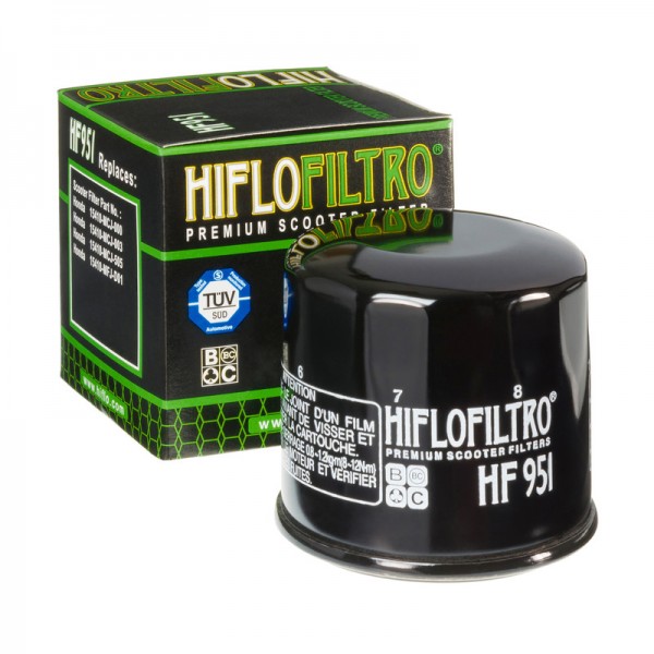 hiflo Ölfilter HF951 Motorradölfilter Honda NSS300 SH300i FSC400 FSC600 / Yamaha XP530