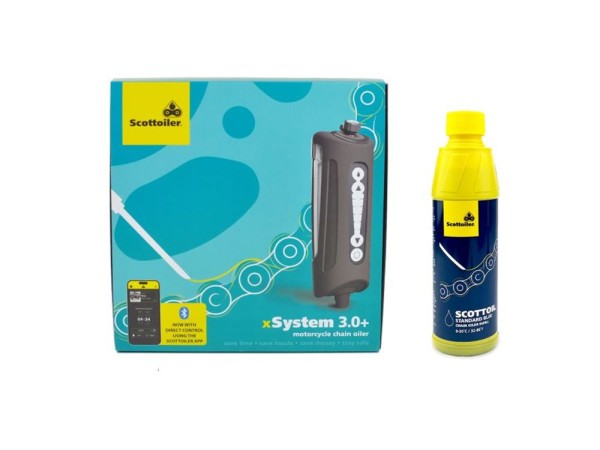 Elektronisches Kettenschmiersystem - Scottoiler - xSystem 3.0+ Bluetooth SO-8005 / SO-8150 / SO-8020