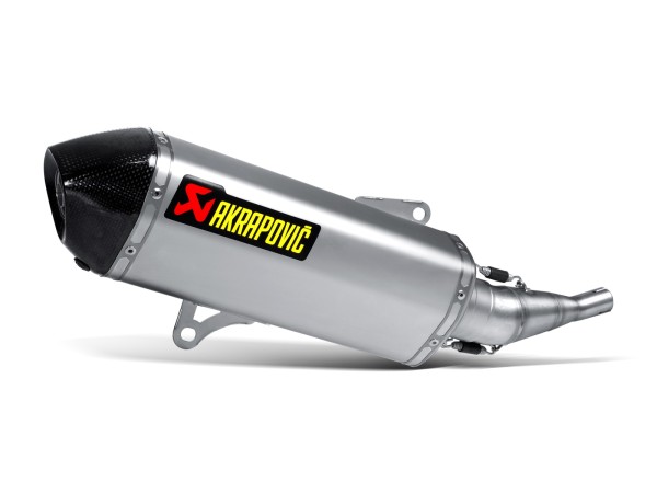 Akrapovic Slip On Schalldämpfer Edelstahl passend für Yamaha X-City 250 / X-Max 250; Baujahre: 2007-