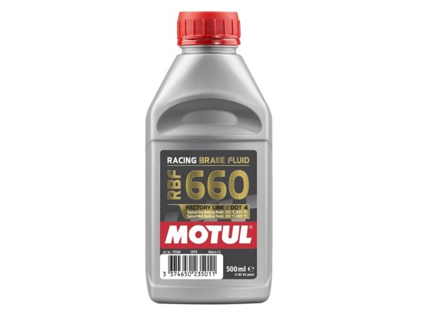 Bremsflüssigkeit Motul RBF 660 DOT4 500ml Racing Factory Line
