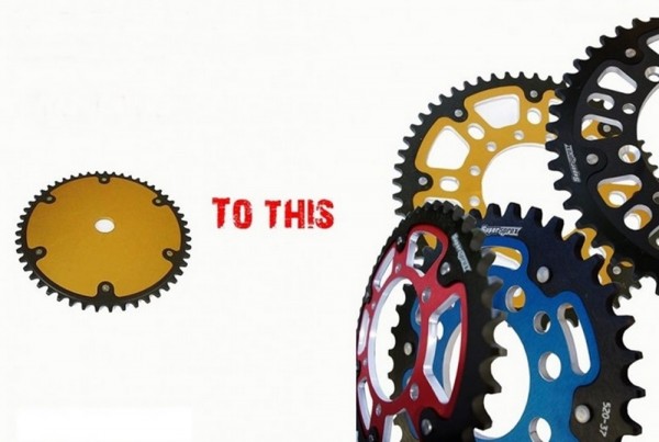 ! Einzelanfertigung Kettenrad Stealth von Supersprox alle Farben - Custom Stealth Sprocket