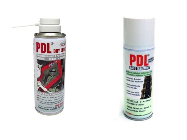 Profi Dry Lube PDL Vorteilspack Kettenspray Dry Lube + Base Treatment - Trockenschmierung