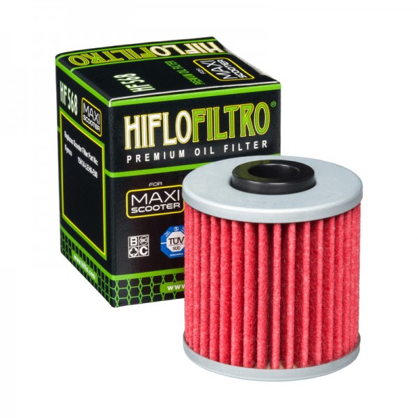 Hiflo Ölfilter HF568, HF 568 Motorradölfilter passend für Kymco 400I Xciting