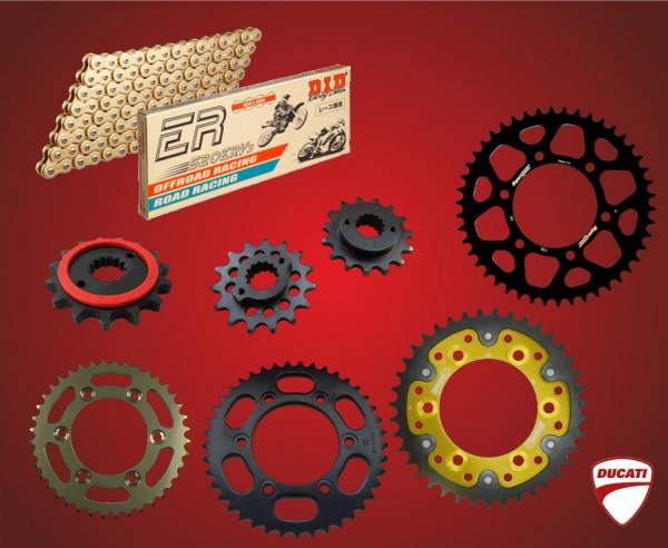 DID Renn Kettensatz passend für Ducati Monster 916 S4 Bj 01 bis 03 mit DID520ERV7 / ZVMX Racing Kett