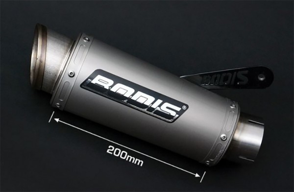 Bodis GPC-R Auspuff Titan Endschalldämpfer passend für BMW S 1000 R, Baujahre: 2014-2016