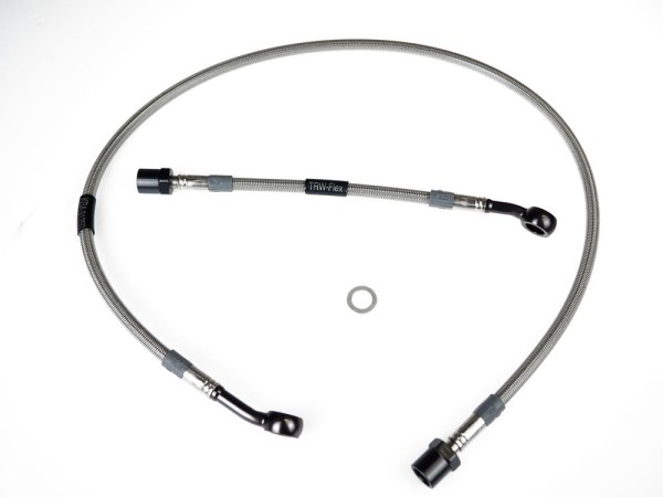 TRW Stahlflexleitung hinten passend für Yamaha FZ1 Fazer, 1000 ABS Bj. 07-12 MCH498H2 m. ABE