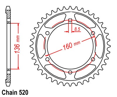 kettenrad32050-1400-jtr5