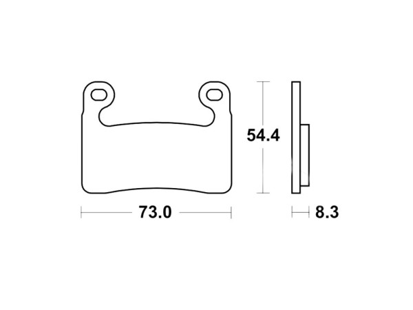 Lucas Scheibenbremsbeläge vorn MCB901SV SRT CRQ SCR TRQ passend für BMW S 1000 RR / R 1250 GS RT