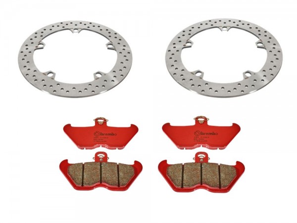 Set Brembokit Bremsscheiben und Beläge vorn passend für BMW R 1100 GS 259 (Bj.94-01)