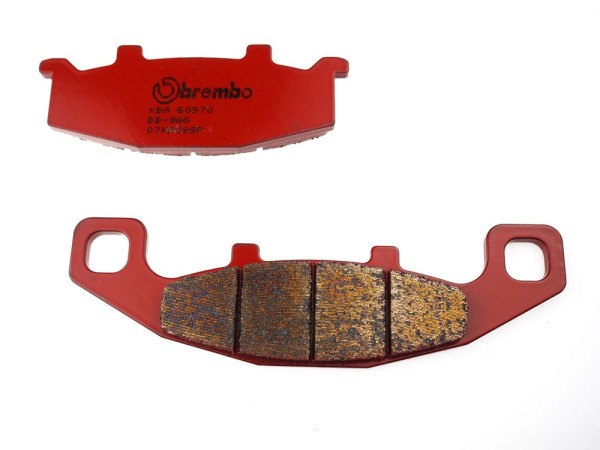 Brembo Standard Bremsbelag hinten Sinter 07KA09SP passend für Kawasaki Zephyr 1100 ZRT10A/B (Bj.92-9