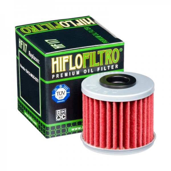 Hiflo Ölfilter HF117 Motorradölfilter passend für Honda NC750