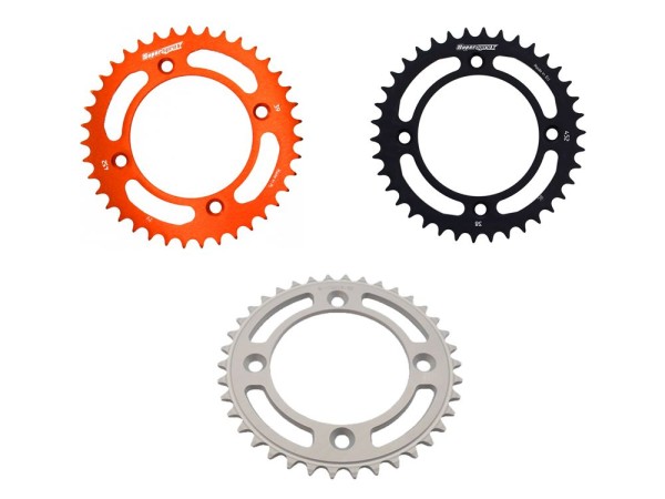 Kettenrad Aluminium 37 bis 47 Zähne (415) passend für KTM SX50 / SX-E5 / Husqvarna TC50