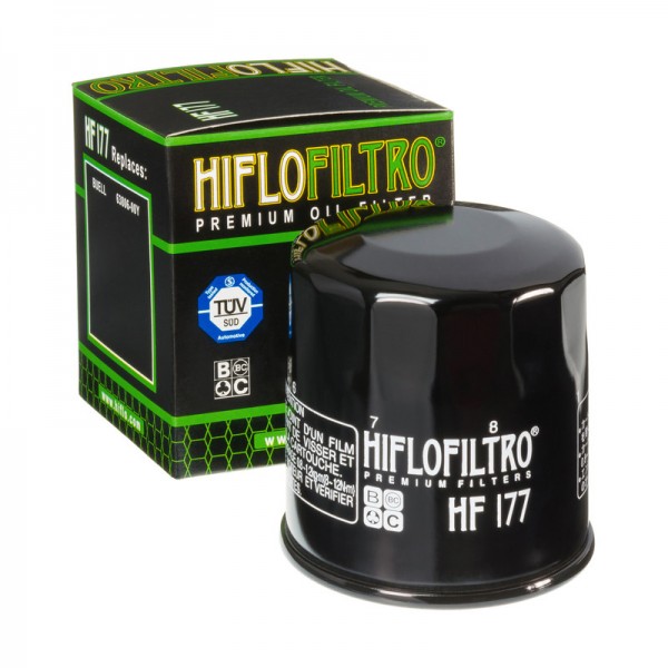hiflo Ölfilter HF177, hf 177 Motorradölfilter passend für Buell