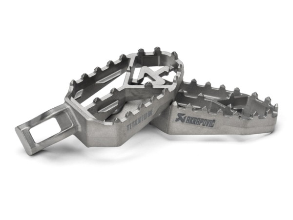 Akrapovic Titan-Fußrasten passend für Triumph, Tiger 1200 GT, Rally / 800 X-Modelle / 850, 900