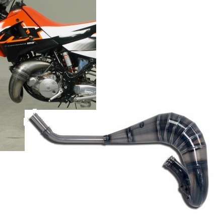 passend für Aprilia MX 125 2T (Bj.04-08) Giannelli Tuning Auspuff Krümmer 54601HF