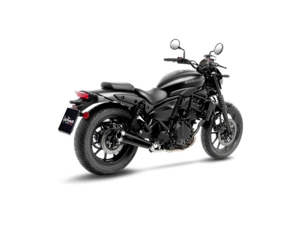 LeoVince Schalldämpfer SBK Classic Racer Black Edition passend für Kawasaki Eliminator 500 / SE - 15
