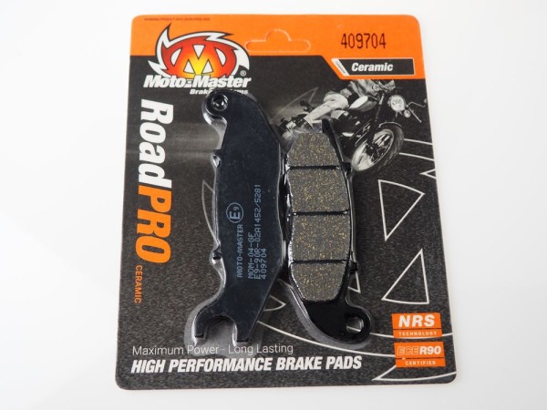 Moto-Master Bremsbelag organisch vorn passend für Honda CBF CBR MSX Grom Monkey - 409704