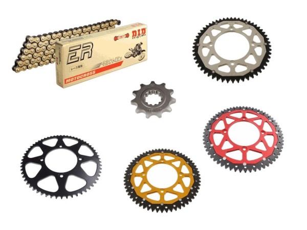 DID Kettensatz passend für Beta 50 RR Enduro (Bj.21-) DID420 Kette