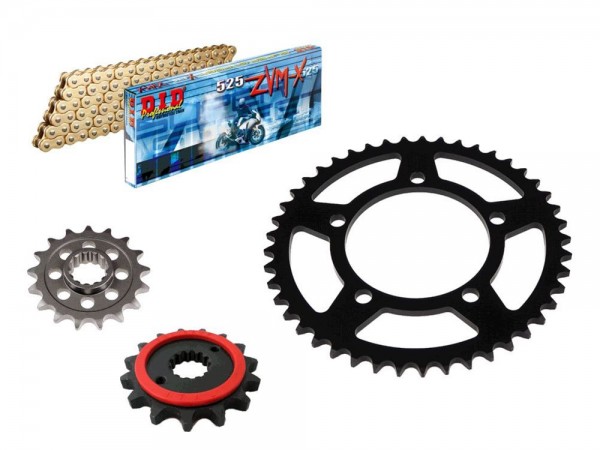 DID Kettensatz passend für BMW S 1000 R (Bj.14-20) DID525ZVM-X2 Kette