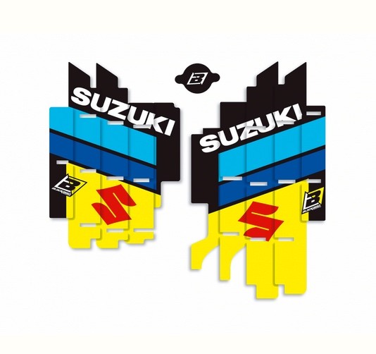 Aufkleber Kühlerlamellen BlackBird Racing passend für Suzuki RM-Z 450, Baujahre: 2018-2019