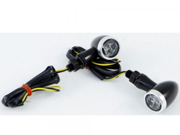 LED Bullet Blinker klar - E-Mark LED