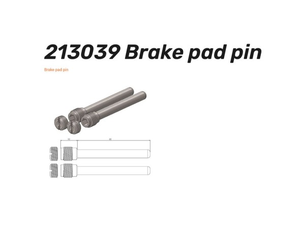 Moto-Master Bremsbelagstifte vorn - 213039
