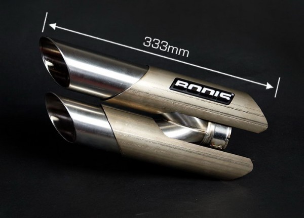 Bodis DUOBOLICO-UE Endschalldämpfer passend für Triumph Street Triple; Baujahre: 2013-2016