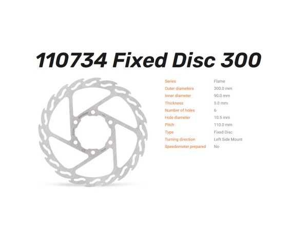 Moto-Master Bremsscheibe vorn Flame passend für KTM Duke 125 / RC 125 / 200 250 - 110734