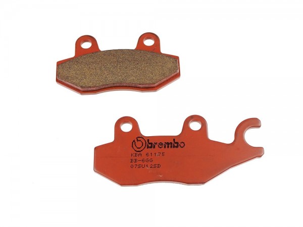 Brembo Standard Bremsbelag hinten Sinter 07SU12SD passend für Triumph Scrambler 900 (Bj.06-)