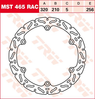 TRW Lucas Racing Bremsscheibe MST 465 RAC / MST465RAC