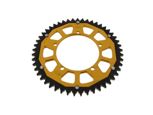 Kettenrad ZF Dual 49 Zähne gold (428) passend auf MuZ SM 125 / SX 125