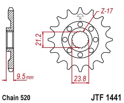 Kettenritzel 12 - 15 Zähne passend für Suzuki RM-Z 450 Supersport / Schlammnut / Standard (520)