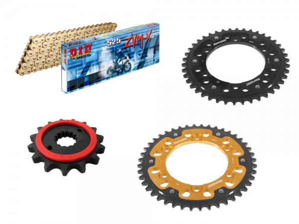 DID Kettensatz passend für Moto Morini 1200 Corsaro / Veloce / Avio (Bj.05-16) DID525ZVM-X2 Kette